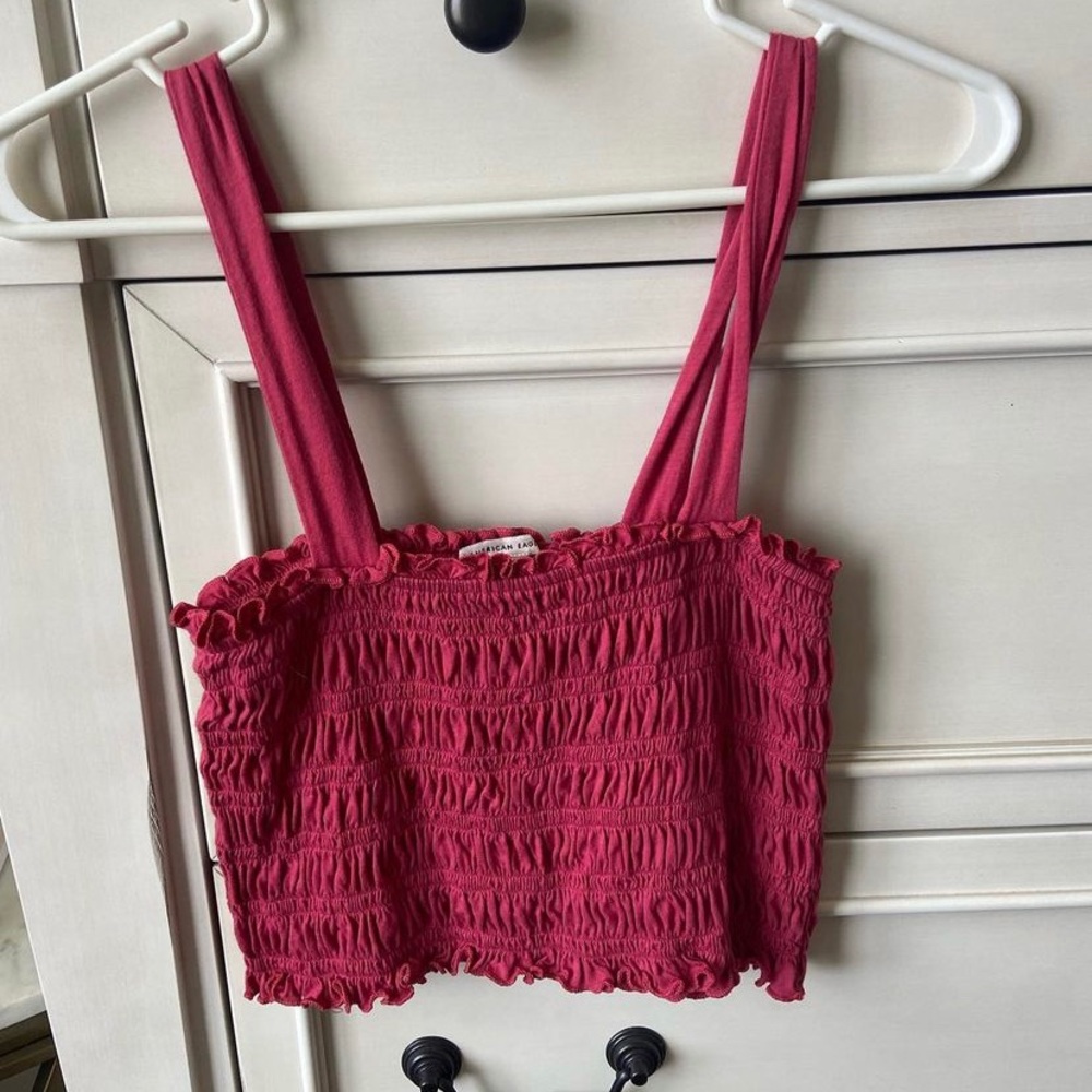 American Eagle Red Crop top